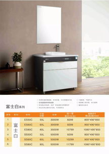 2019欧必德集成热水器产品全家福 带价格